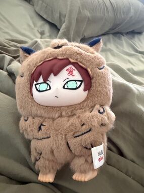 Plush Anime Character Doll in Light Brown Costume - Kids Other